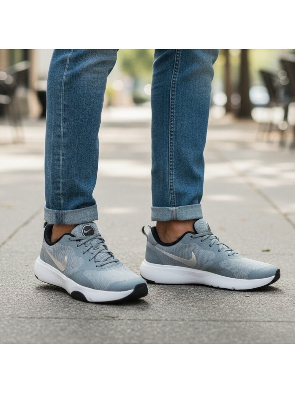 Nike City Rep TR Trainers Gray White Men’s Size 13 Athleisure Comfort Sneakers